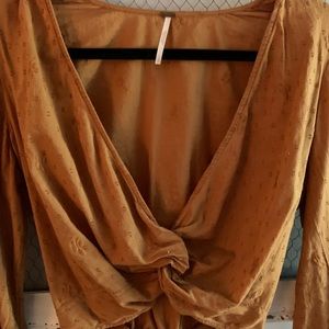 Free People criss-cross crop too